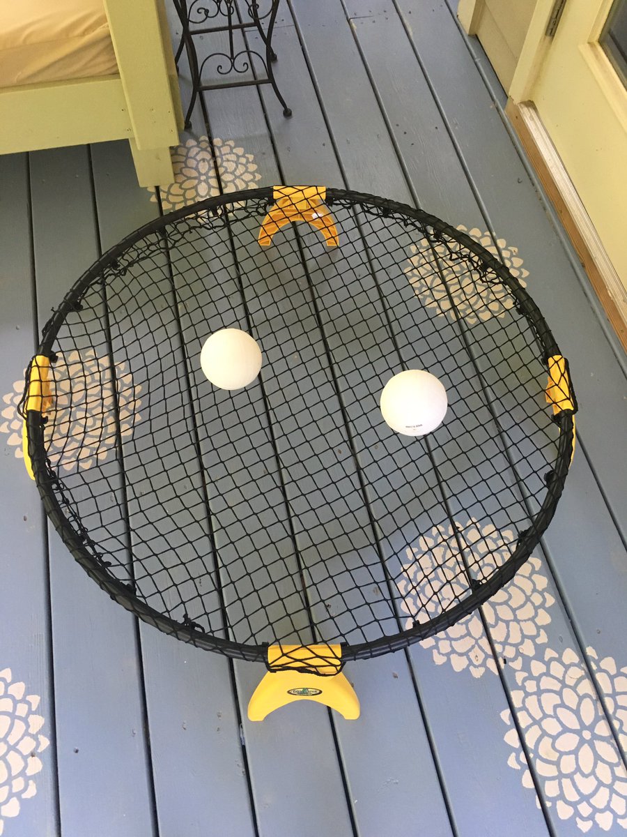 ham_dinger's tweet image. "Ham what is this called?"

"bruh its called a ping pong trampoline"