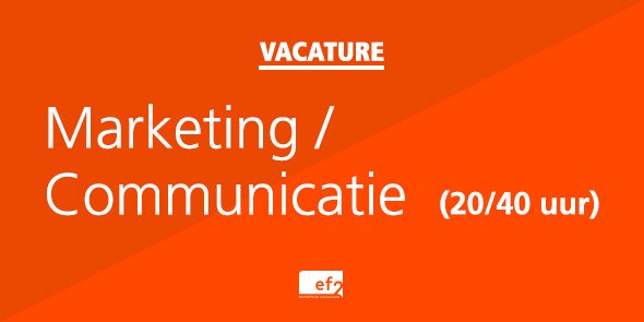 EF2nl's tweet photo. Wij zoeken een nieuwe marketing/communicatie collega. Enthousiast? Solliciteer direct! https://t.co/Z2FVqJ9Ez8 https://t.co/MRgOLo9lSg