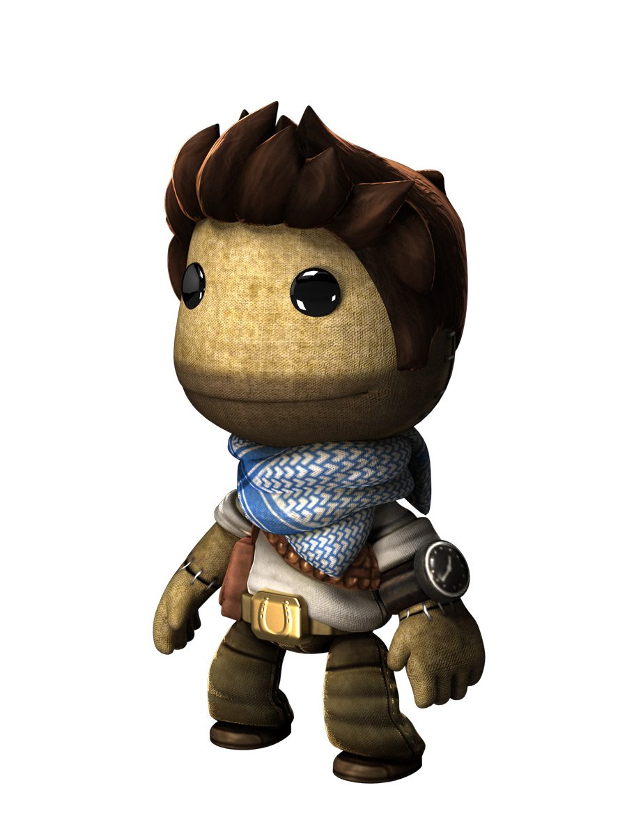 LittleBigPlanet's tweet photo. Sackboy is really happy to hear you're all enjoying #Uncharted4 by our good friends @Naughty_Dog! He's a big fan! https://t.co/iMsuuBS5j4