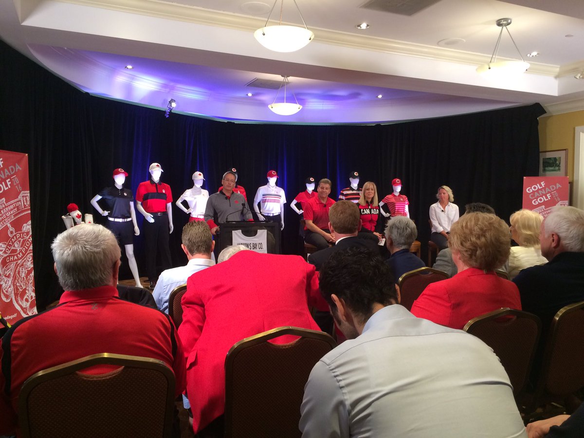 GolfCanada's tweet photo. Our Chief Sport Officer Jeff Thompson tees up @Rio2016_en #TeamCanada https://t.co/RbklTiR6RB