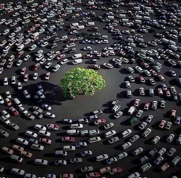 Herkes doğaya dönmek istiyor ama kimse yürüyerek gitmek istemiyor.