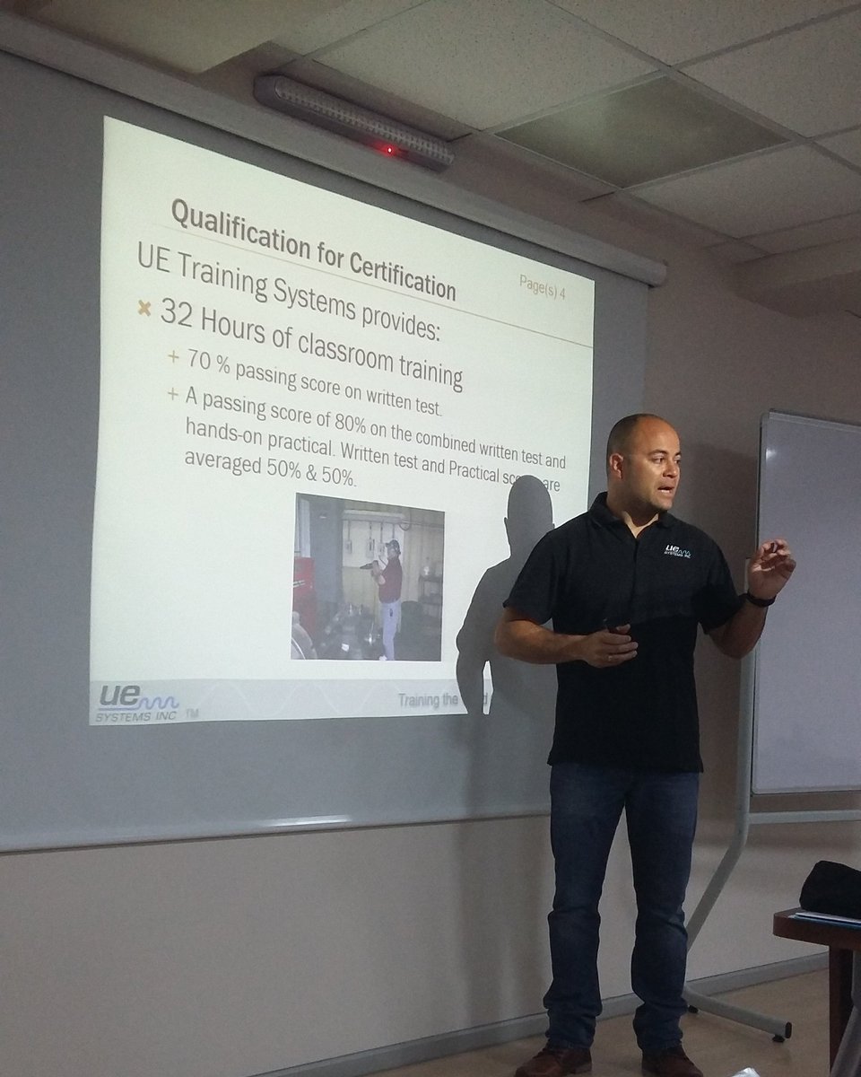 EnotekMuhendslk's tweet photo. UE Systems Level 1 Egitimimiz Peter Boon esliginde dun itibariyle basladi. #level1 #uesystems #turkey #10-13may https://t.co/wNCjyWmpMh