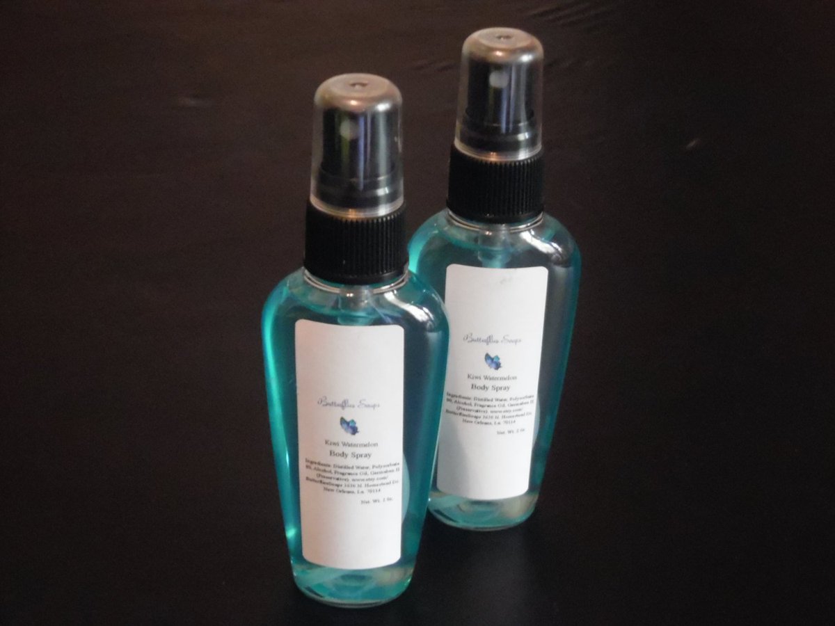 butterfliessoap's tweet photo. Kiwi Watermelon Body Spray, Fragrance Body Spray, Perfume B… https://t.co/8cXG7d047Y #epiconetsy #HandcraftedPerfume https://t.co/vbYspSuW5m