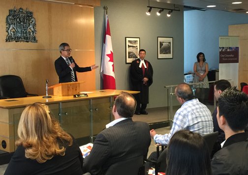 .<a href="/SteveKimBC/">Steve Kim</a> welcomes #NewCanadians in celebration of #AsianHeritageMonth in #Vancouver #AHM