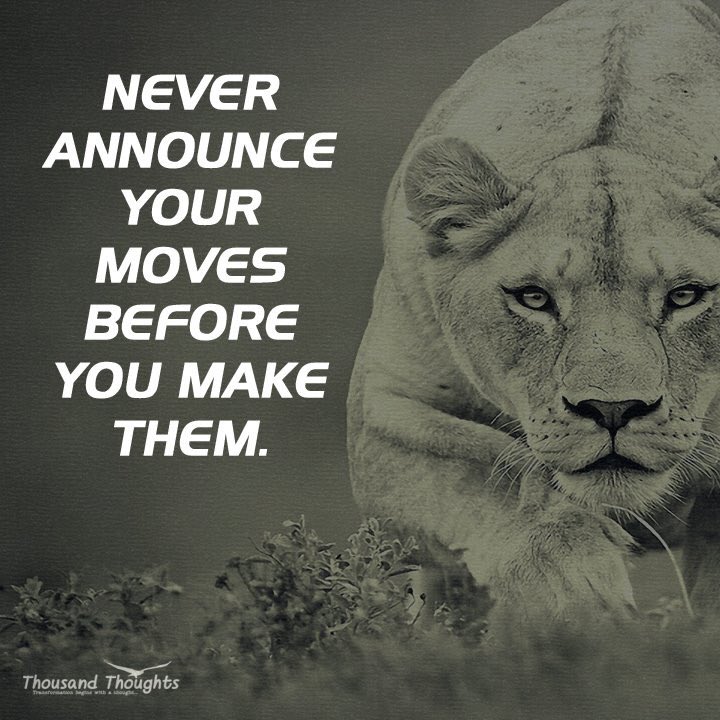 #think before you do