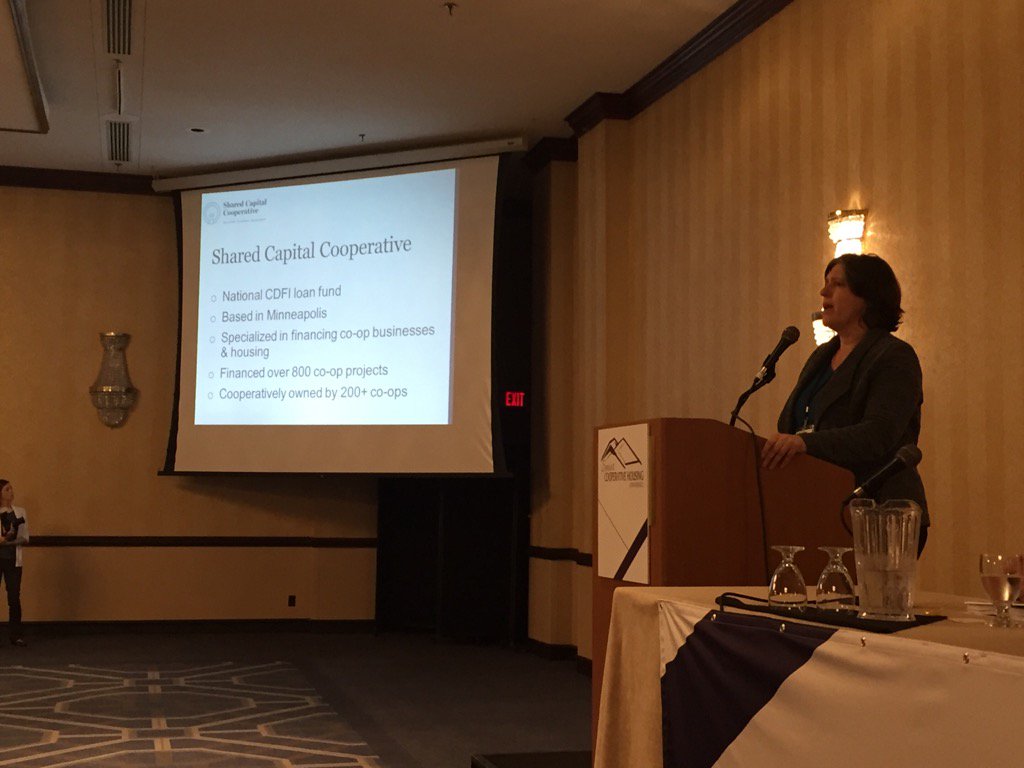 mcefmn's tweet photo. Christina Jennings of @Shared_Capital talks about how their coop serves to lend to other coops @MemberOwned #SCH2016 https://t.co/xOXXEuq9fD