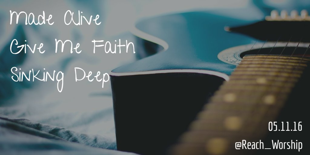 Reach_Worship's tweet photo. We are excited to worship with you tonight at @ReachTFA! Here is the set: https://t.co/lMqsbCP2x8