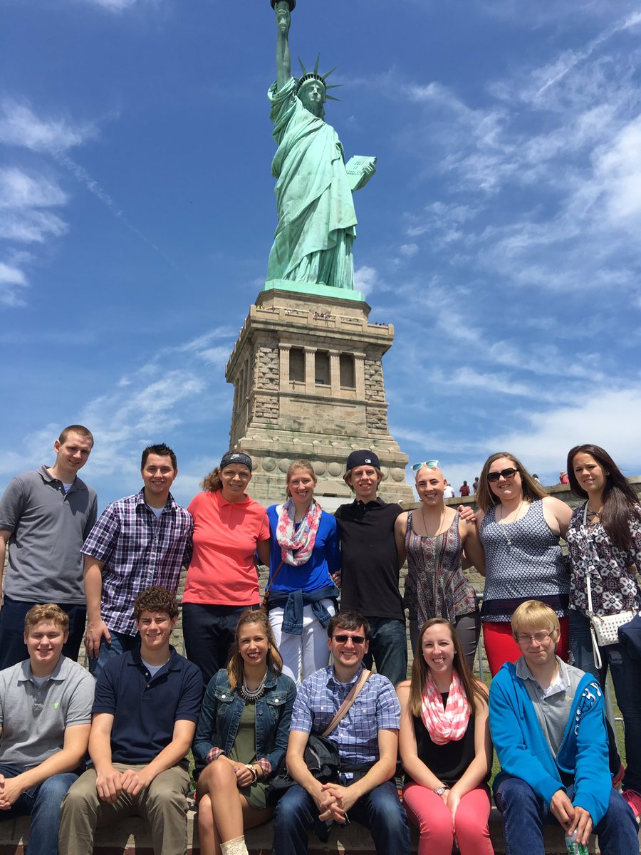 BHS_DECA_101's tweet photo. DECA takes on Lady Liberty 🗽 https://t.co/R49YHgY7ru