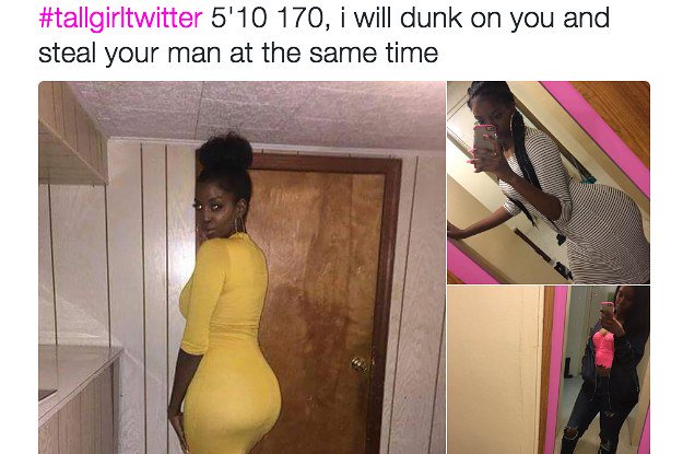 BuzzFeed's tweet photo. 19 reasons #TallGirlTwitter is the greatest hashtag of all time https://t.co/lFkd5pMJbc https://t.co/MbyFnN9IBx
