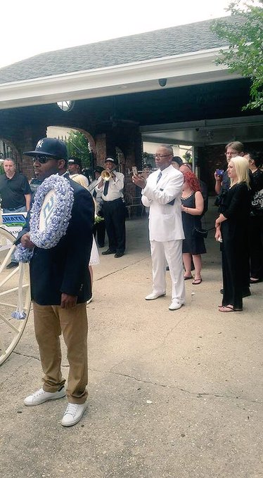 My son's 2nd line. A marvelous jazz memorial. Thank you to everyone who helped me accomplish this part