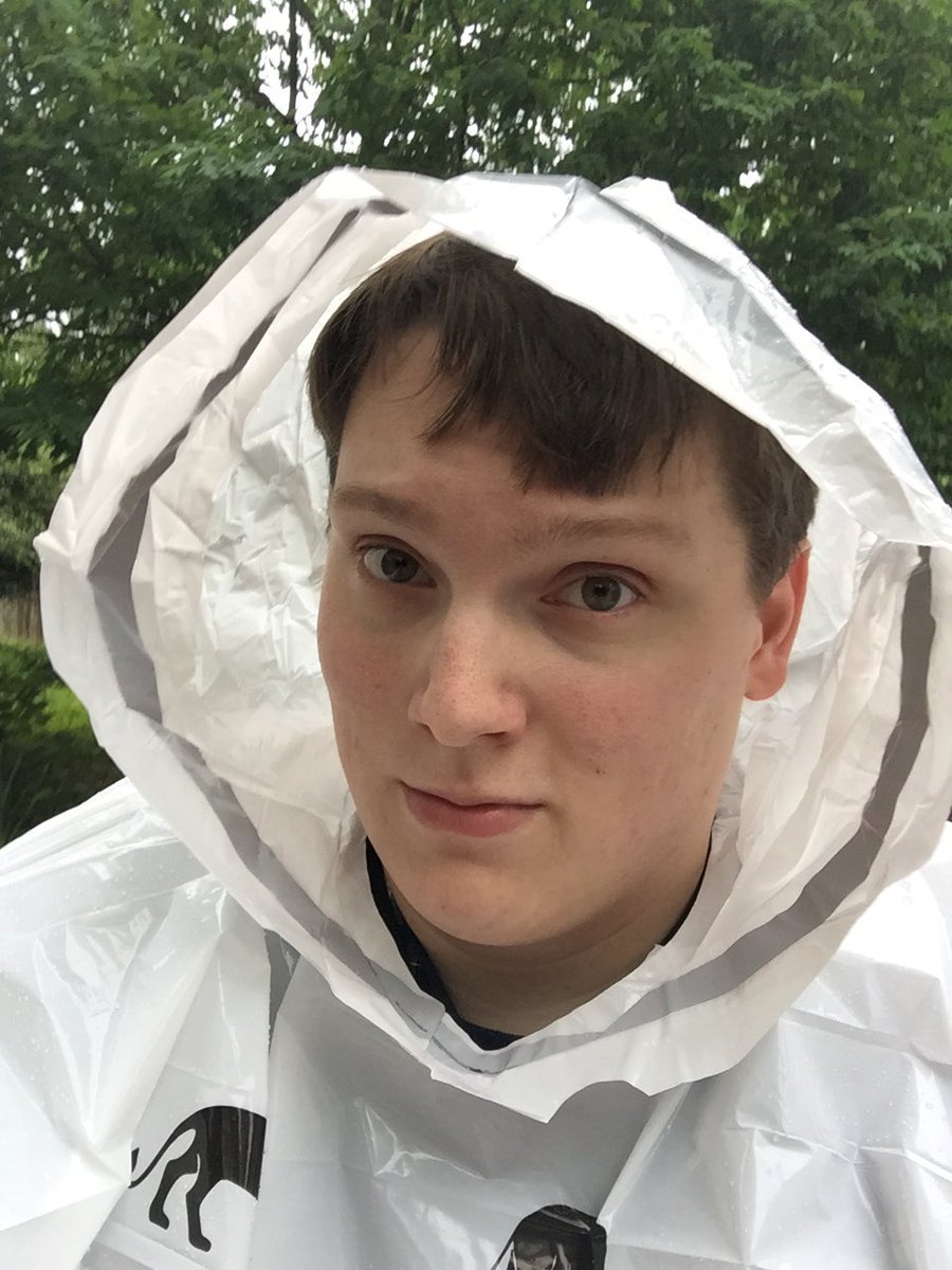 ajuforamerica's tweet photo. Rocking a #nationalzoo poncho because I forgot an umbrella #triptoDC https://t.co/eRTqHVOeHe