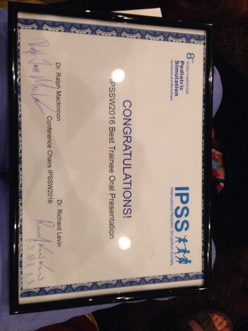 katepryde's tweet photo. Well deserved recognition of fabulous work @FionaHignett Wessex Trainee #IPSSW2016 Now to spread further https://t.co/oI1HySuvVS