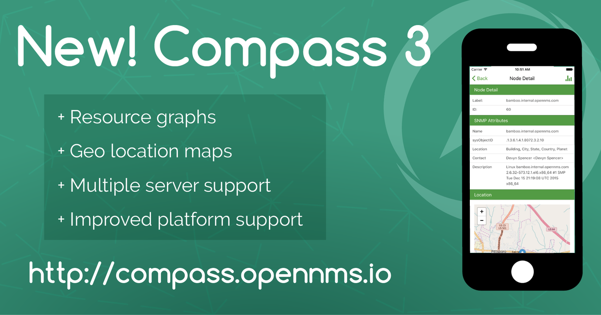 OpenNMS_Compass's tweet image. OpenNMS Compass 3 is out with support for resource graphs, multiple servers, &amp;amp; more! compass.opennms.io