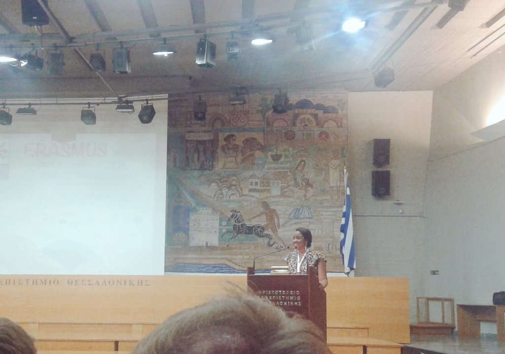 - we have an ambitious goal ahead of us. <a href="/SSabuni/">Safi Sabuni</a> greeting the #ERACON2016 congress during the opening ceremony.