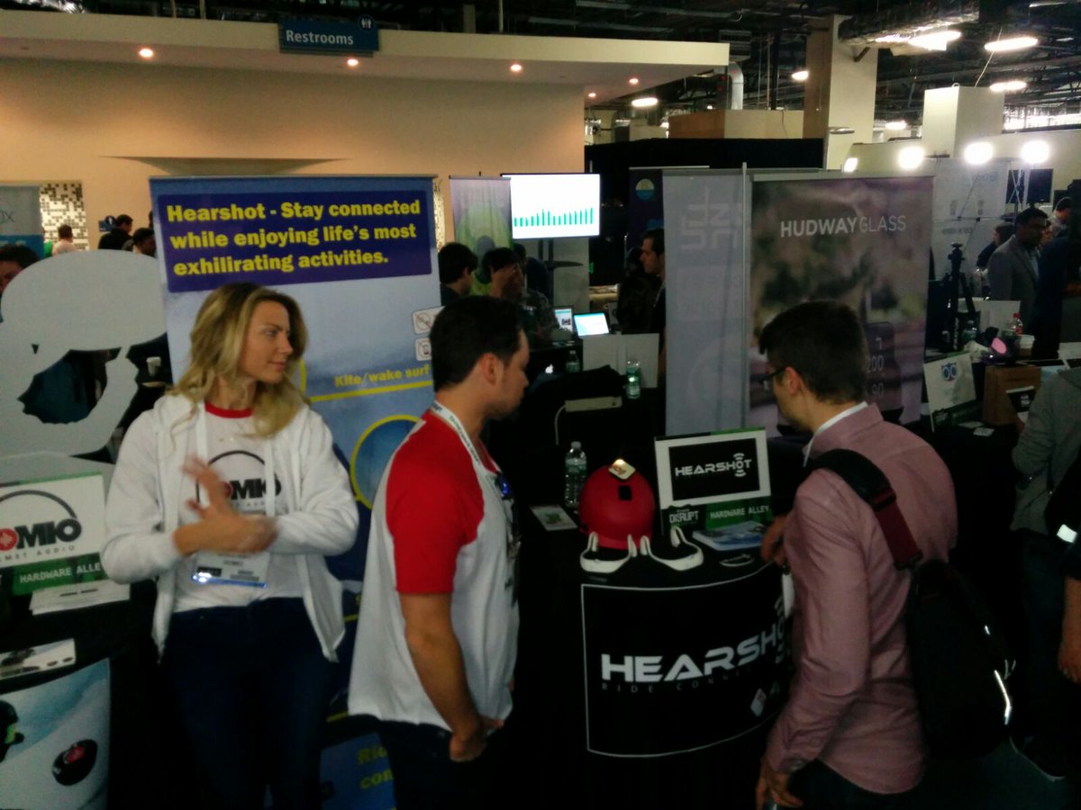Amineh_87's tweet photo. #IWannaSay HardwareAlley @TCDisrupt is awesome! Cool products @DomioAudio @HearshotCo #startup @shawngriffiths https://t.co/uL932TUQGj