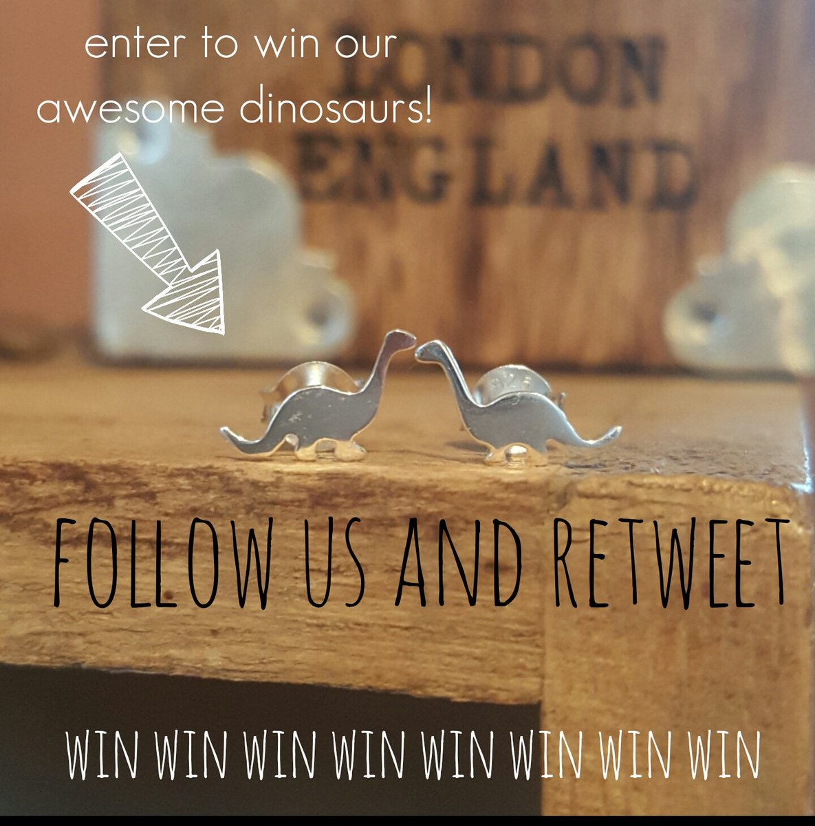 AlyssaJewellery's tweet image. #GIVEAWAY TO #WIN THESE TOTALLY AMAZING DINOSAUR STUDS!!!! follow us, retweet and cross your fingers! Ends Thursday!