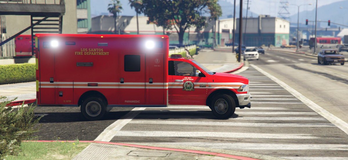 TaiLopez_gta's tweet photo. We'll be adding four Ram 3500 ambulance to the @LSFD_GTA . Better equipment for those who saves the lives in LS. https://t.co/8b7QUWtUMa