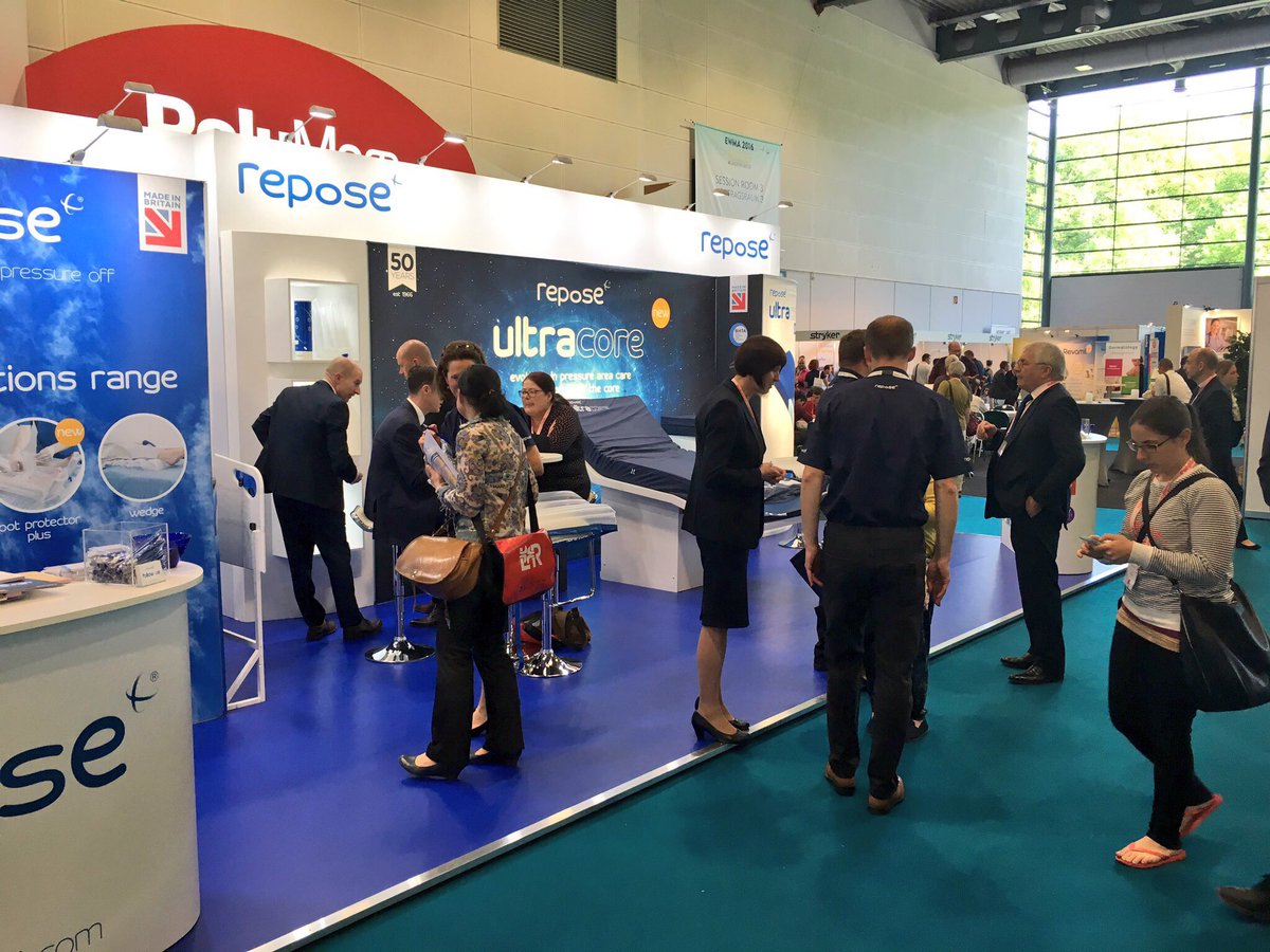 FMG_Group's tweet photo. Thank you to all the delegates who visited our stand today at #EWMA2016 we hope you all enjoyed #RelyonRepose https://t.co/SktX2Df7iE