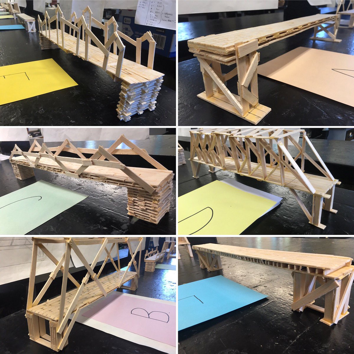 SCSAnchors's tweet photo. 6 bridges. 6 engineering groups. 1 Physics class. 🏆 Who do you think will win Aesthetics? Strength? 🏆 https://t.co/IEcIVJnVfe