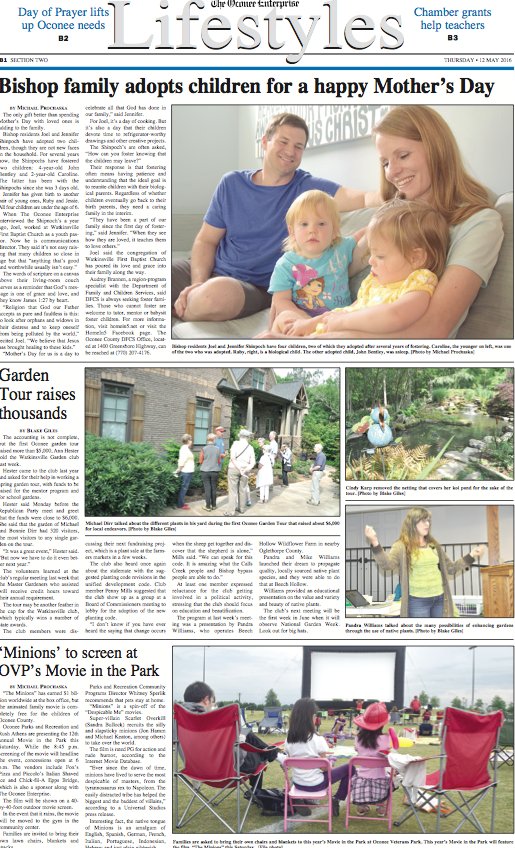 TheOEnews's tweet photo. The Oconee Enterprise will have a special Lifestyles section this week. Pick up a copy on newsstands tonight. https://t.co/2ZDgrKr6nv