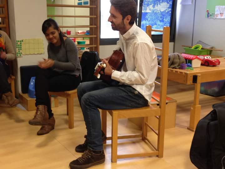 Fernando Furones y Elaine Lizardo, directores de "Cine para escuchar" vinieron ayer a despedirse de Fuvane ¡Gracias!