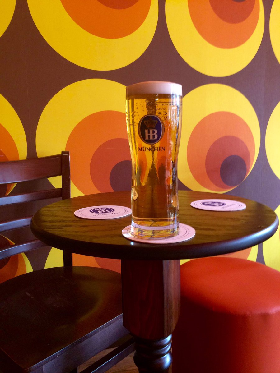 New draught beer! As of today we now have Hofbrau Original on tap. "A Munich beer with character". #TPRHull