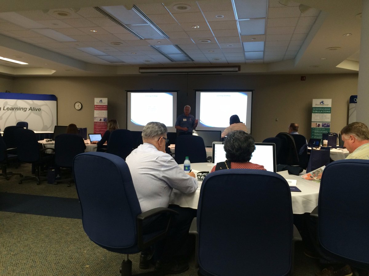 MarketplaceSims's tweet photo. Today's the beginning of our Train-The-Trainers Seminar in Knoxville! #TeachMPLive #simulation #highereducation https://t.co/vCXKPCur1L