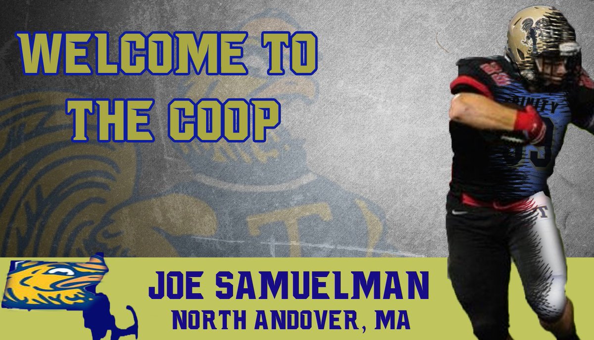 TrinFootball's tweet photo. Please welcome @Jsams29 from @NAfootball16 coached by @Dubzinski79 to the coop https://t.co/zfz47Z0sd4 https://t.co/qQgEL7Adza