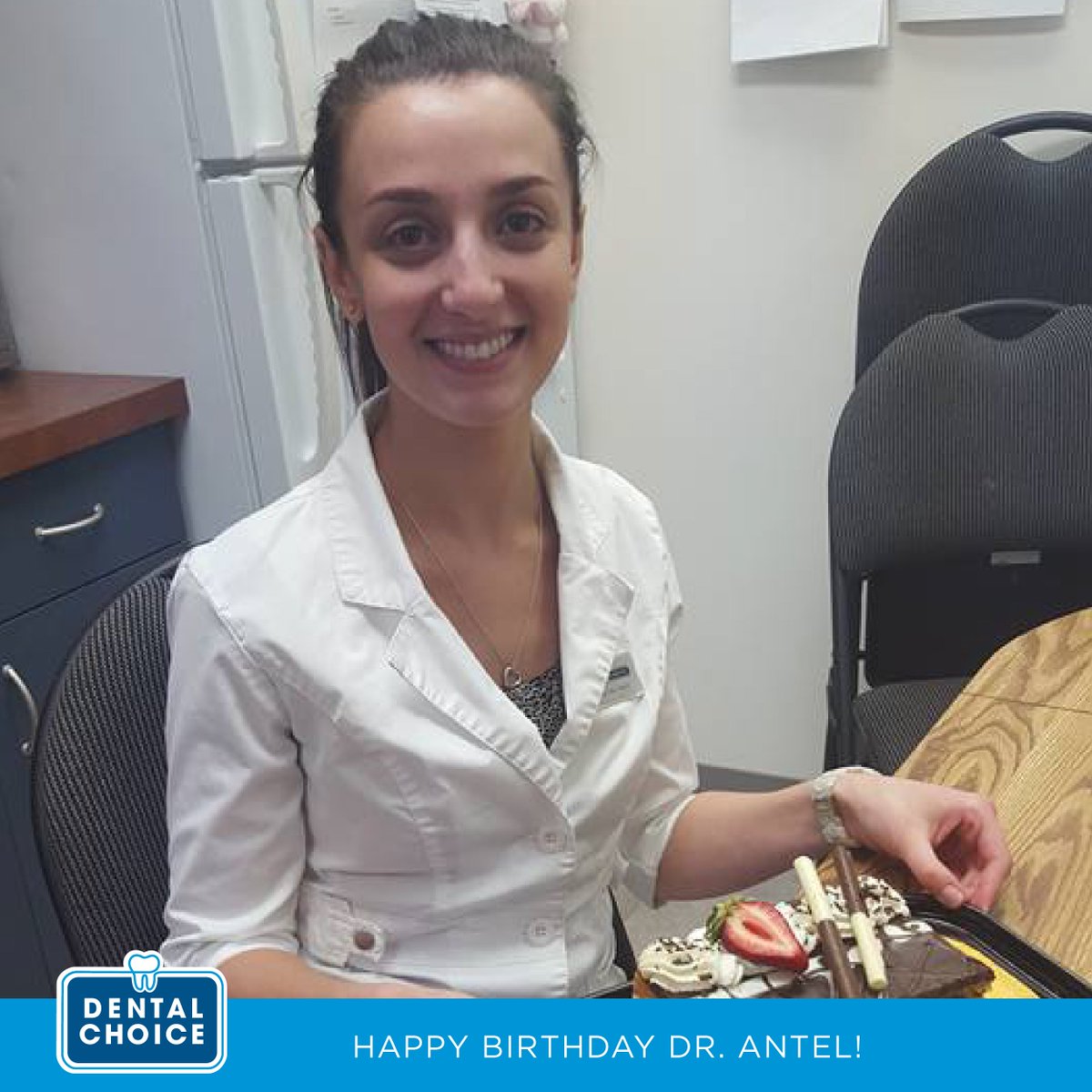 #WBW #Belated #HappyBirthday to Dr. Antel at our West Edmonton office! #DentalChoice #Team #YEGBestPlacesToWork