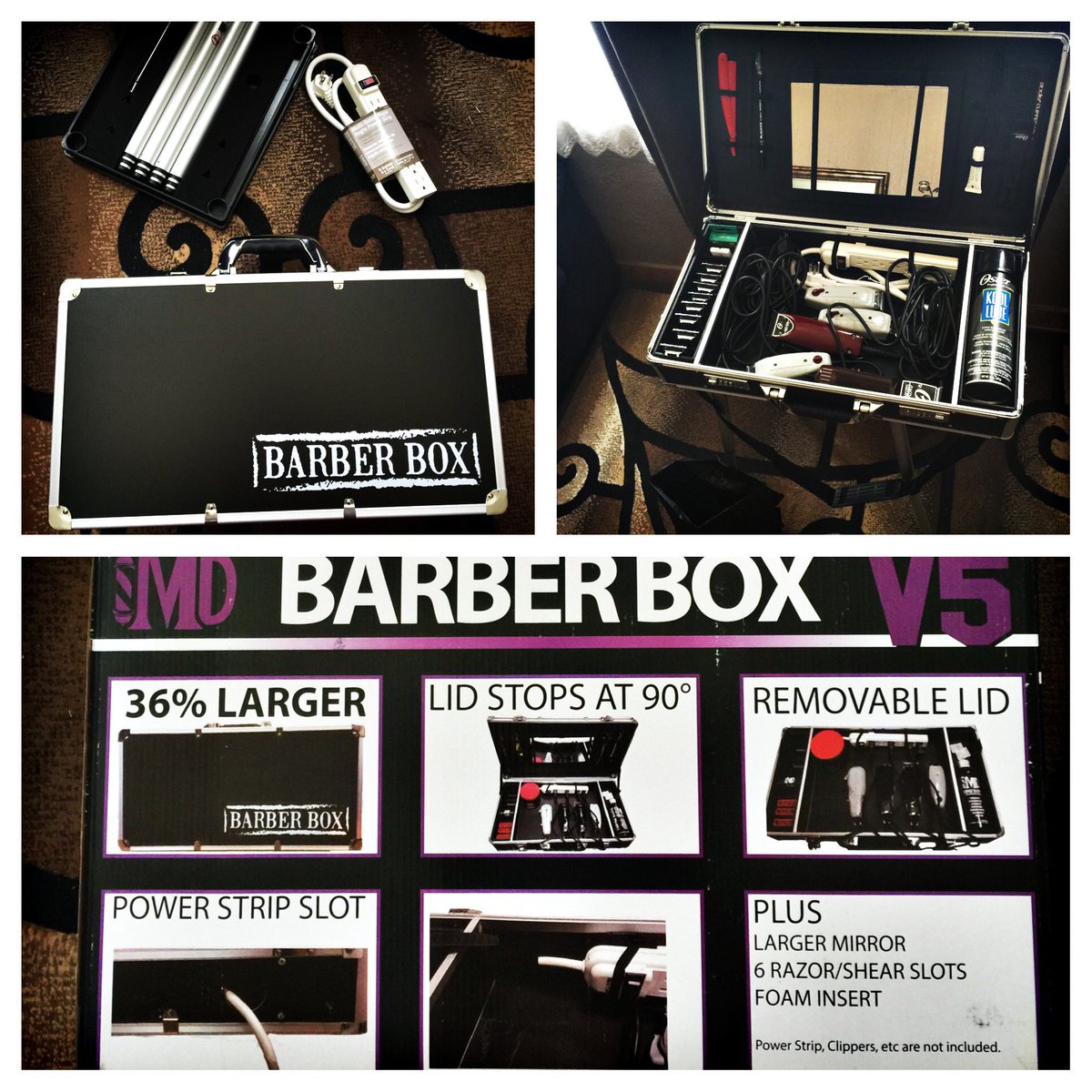 rjthebarber_'s tweet photo. Jus received my gift this morning from my aunt! Hella excited!! #md #barberbox #barbershop #barberlife #andis #oster https://t.co/3WQQpJlNOI