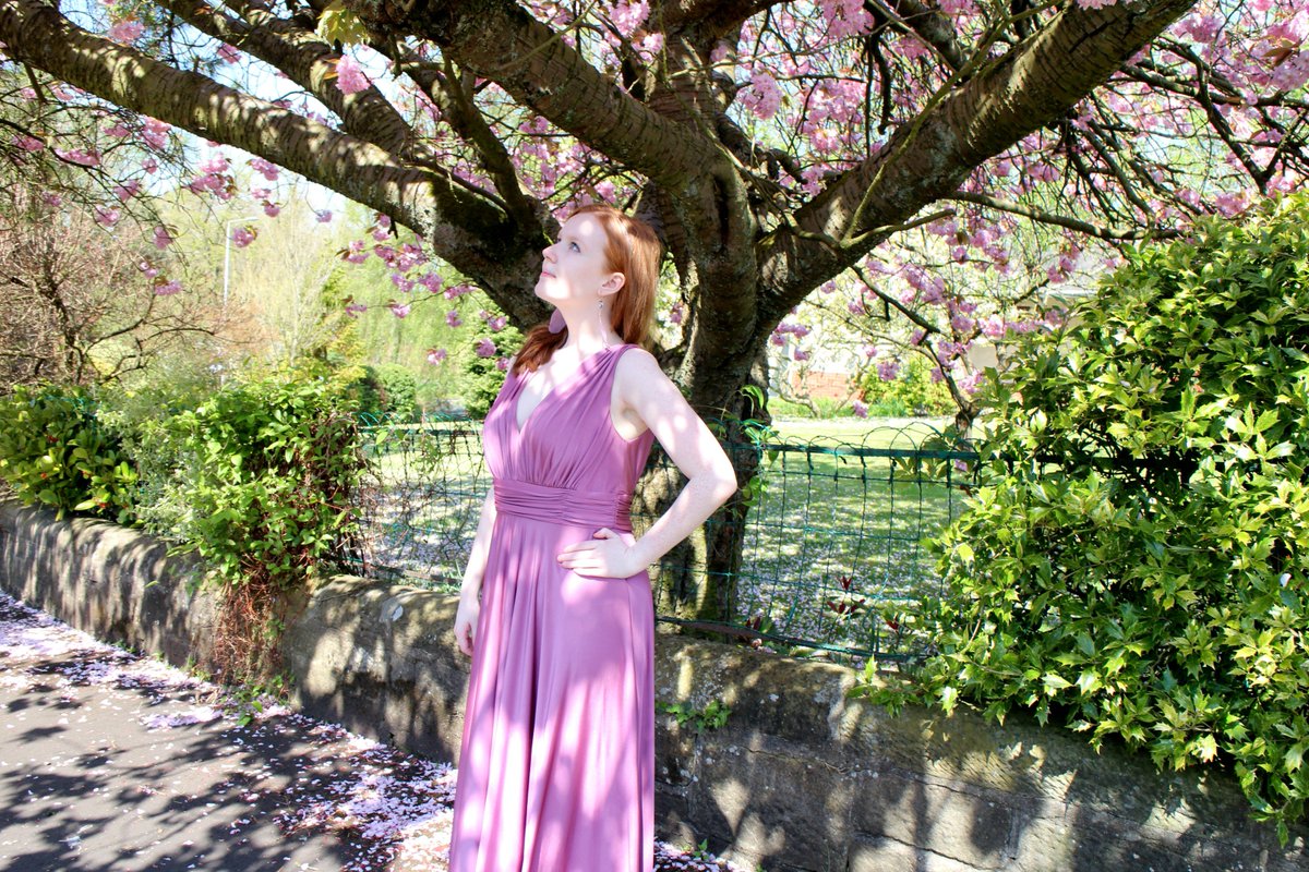 ellistuesday's tweet photo. I'm showcasing my #BAFTAStyle over on the blog today & I even matched the cherry blossom! 🌸 https://t.co/zL5twzpHL6 https://t.co/pcfswwOwA1