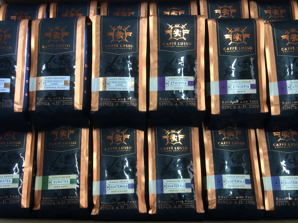 Hey <a href="/wholefoods/">Whole Foods Market</a> #Bellevue, here is your 40+ bag order roasted and delivered today! #coffee #coffeeroasting #12oz