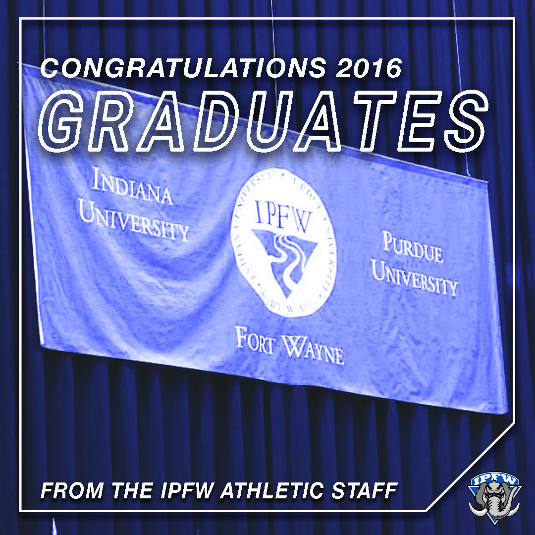 GoMastodons's tweet photo. Congratulations to all @IPFW students graduating today, especially so to our student-athletes! #GoDons #IPFWPROUD https://t.co/UY9oMkdgSs