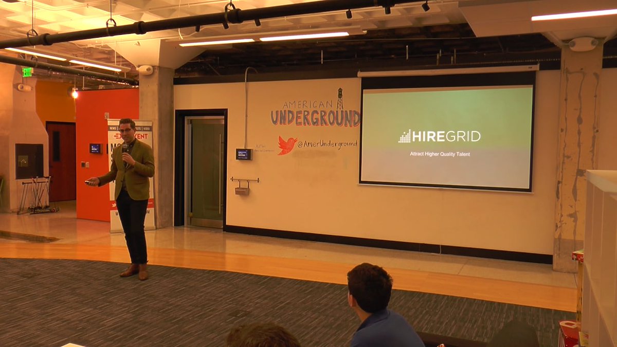 hiregrid_io's tweet photo. Watch @Hiregrid_io at AU Pitch Fest: https://t.co/ODItp0Z1XU | video by @exitevent #hrtech https://t.co/Dsm6qm0xGC