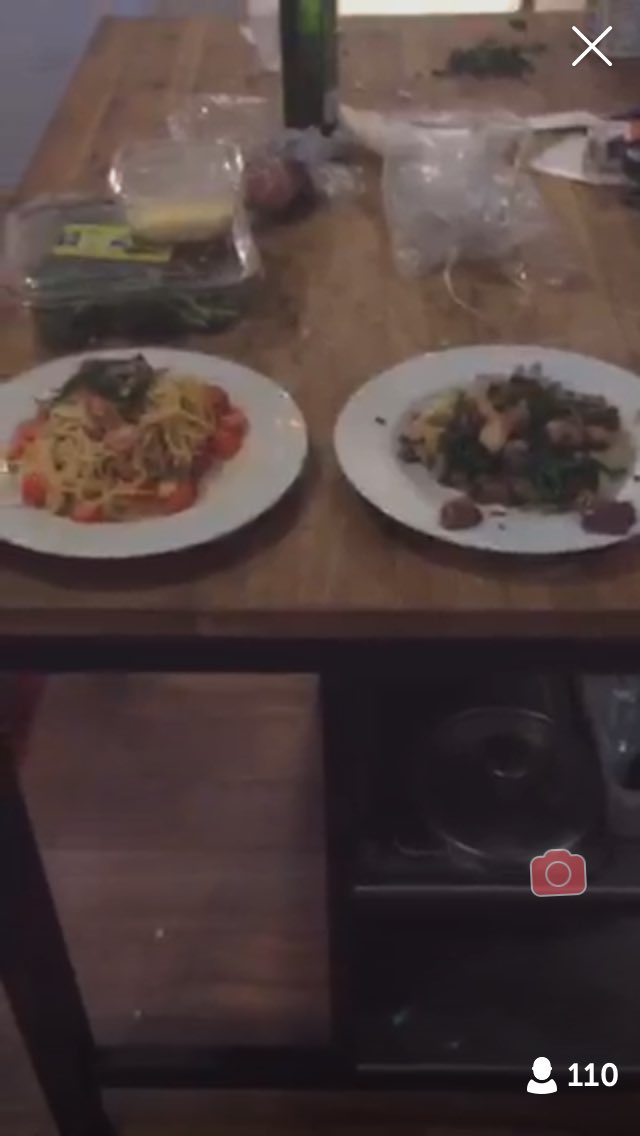 JayMillerFans's tweet photo. Jay vs Jiggy cook off - the finished dishes! https://t.co/ssZpWmZHrF