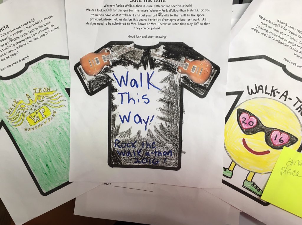 Sharilyn20's tweet image. WP Walkathon &quot;Walk this Way!&quot; #marchofdimes #jdrf #tshirtcontest @DinaMWeiss @LucilleMcAssey