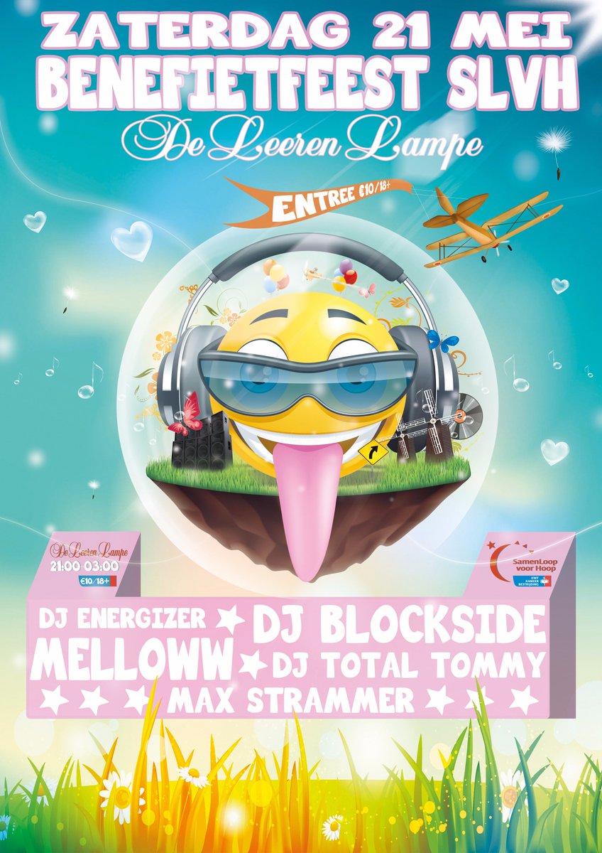 21/05 Voor het goede doel: SamenLoop voor Hoop, het benefietfeest SLVH