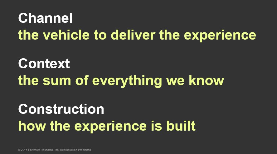 forrester's tweet photo. 3 parallel dimensions along which consumer experiences that we call #mobile will evolve. @JulieAsk #FORRDigital https://t.co/amK83DkHLr