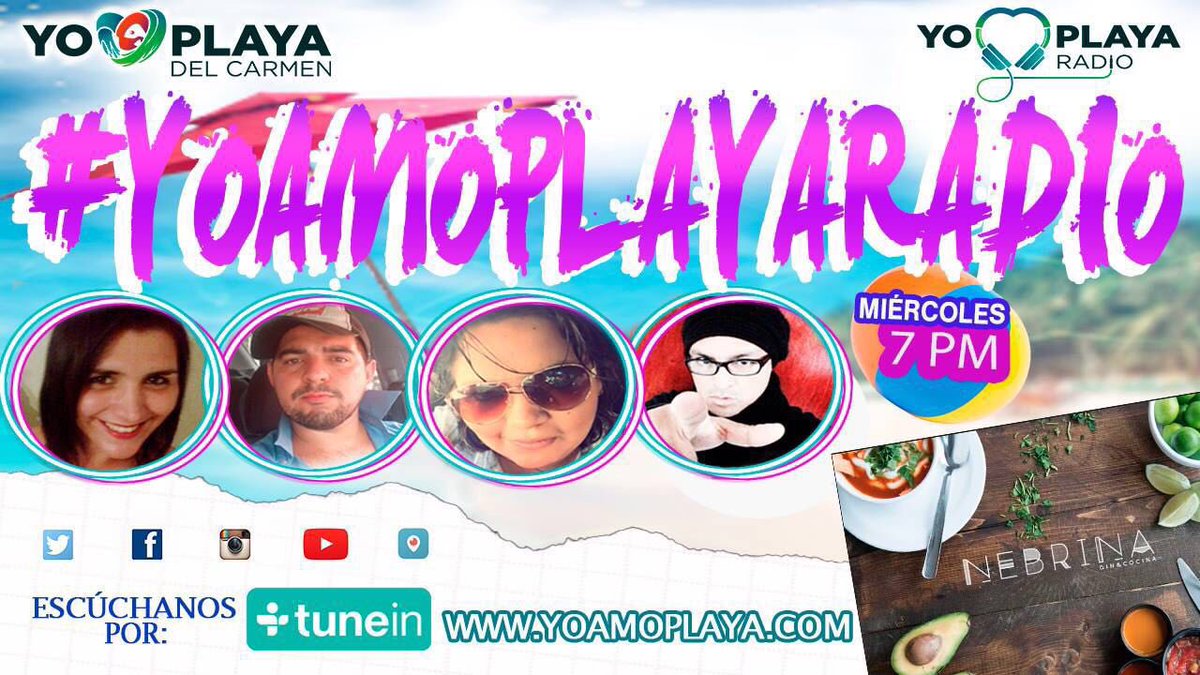 playaenmano's tweet photo. Hoy el programa #yoamoplayaradio @YOAMOPLAYARADIO desde #CANCUN https://t.co/w8QywEpE5S