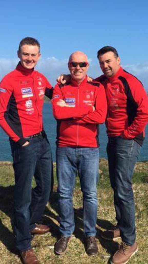 WilliamsHefin's tweet photo. End of the Ireland end to end challenge with @RogerbowenTax @CavanMcgill Cyvling for #charity #amigo https://t.co/zvprUEUpA4