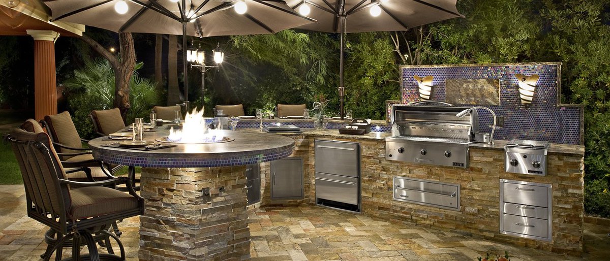 SummitFireplace's tweet image. #Livermore #CustomOutdoorKitchen #FirePit