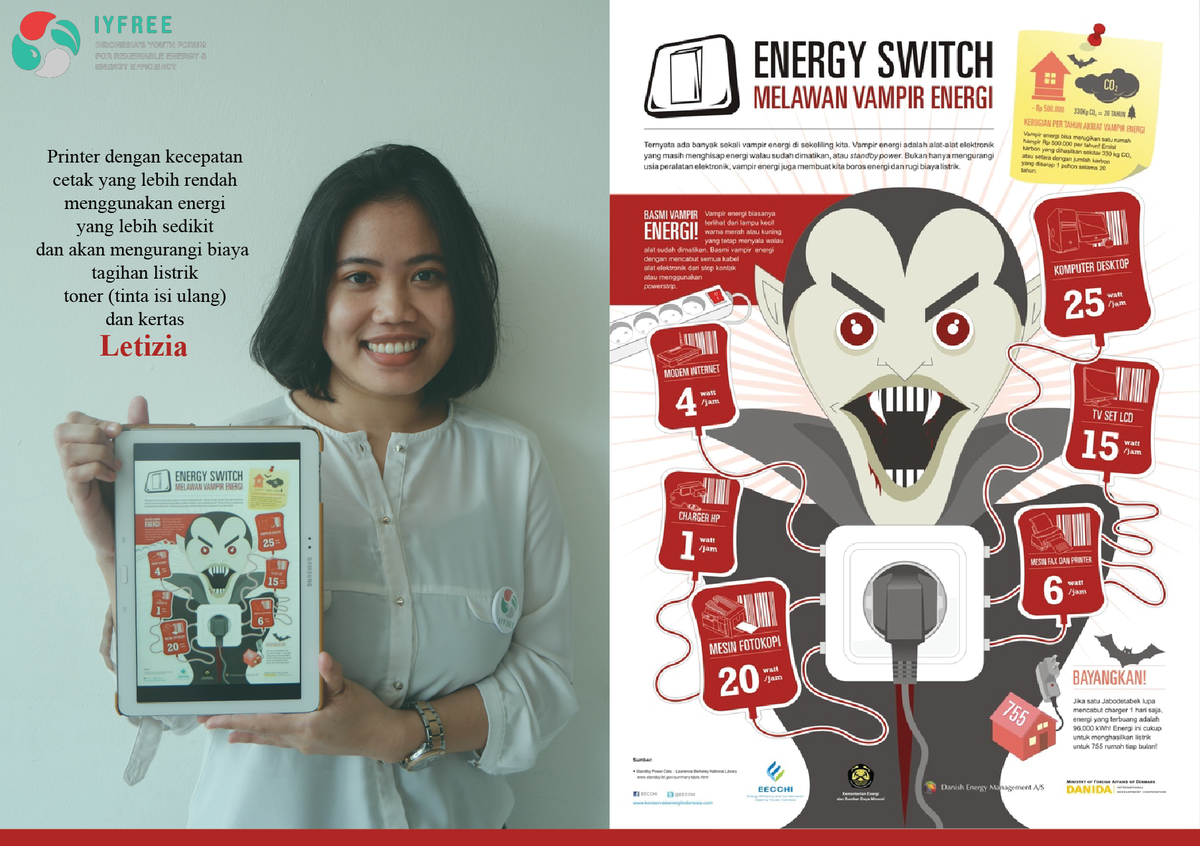 IYFREE's tweet photo. Kawan generasi muda genius, printer mengkonsumsi 30%-40% beban puncak power saat tdk digunakan, jd baiknya dimatikan https://t.co/g7n02Nnz9R