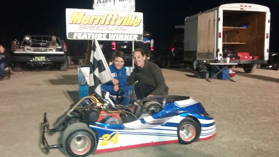 Merrittville's tweet image. #FrostyNight warms up for 5 1st 2016 Kart Winners - 2 stay hot with 2nd wins merrittvillespeedway.com/2016%20Kart%20…