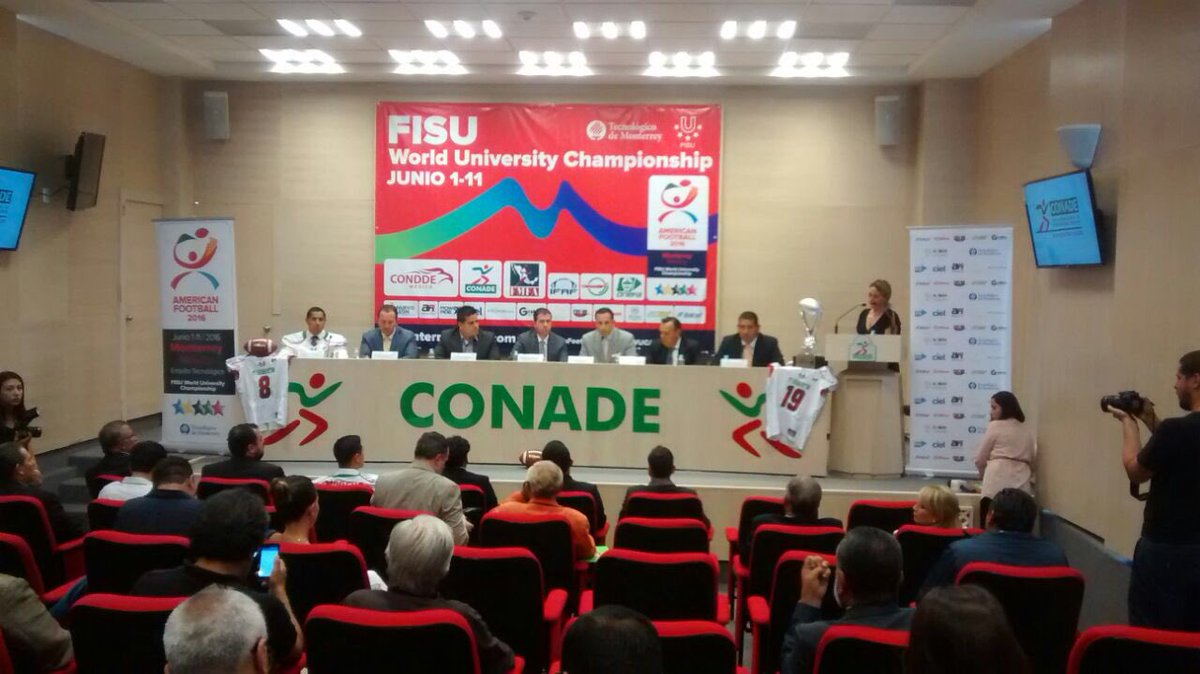 maximoavance's tweet photo. El costo de los boletos en el @WUCAmFball2016 será de $50, jóvenes con jersey entran gratis al Tecnológico. #MTY2016 https://t.co/nx8Q7yBD4E