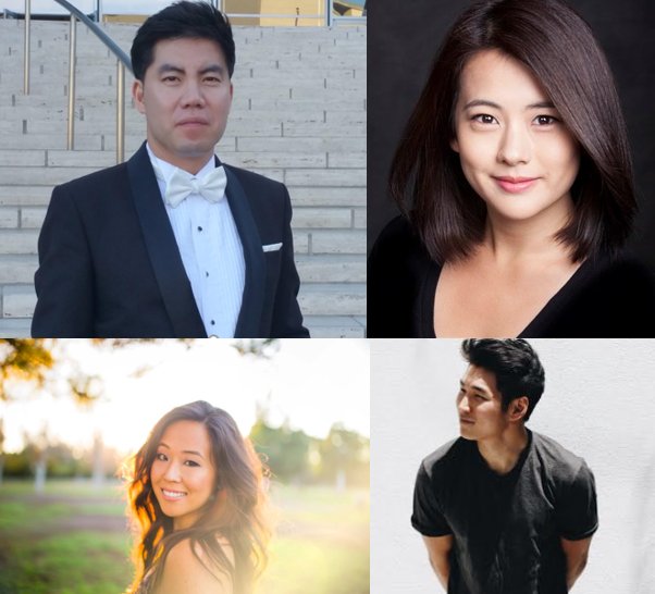 IKCFestival's tweet photo. Introducing our 2016 Festival MC's (left to right):
- Kevin Kim, @_lenaahnn_, @minjeeeezy, @MikeBowShow https://t.co/lu3G0FF7sp
