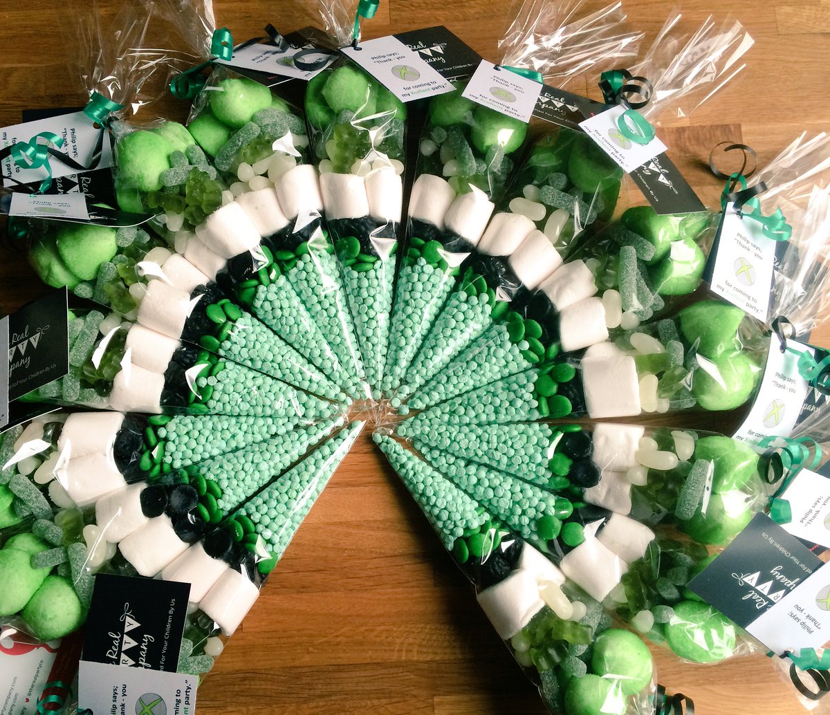 therealpartyco's tweet photo. Busy, busy week! Sweet cones and party bags galore! #partyfavours #sweetcones #xbox https://t.co/3luZHc6Ehr