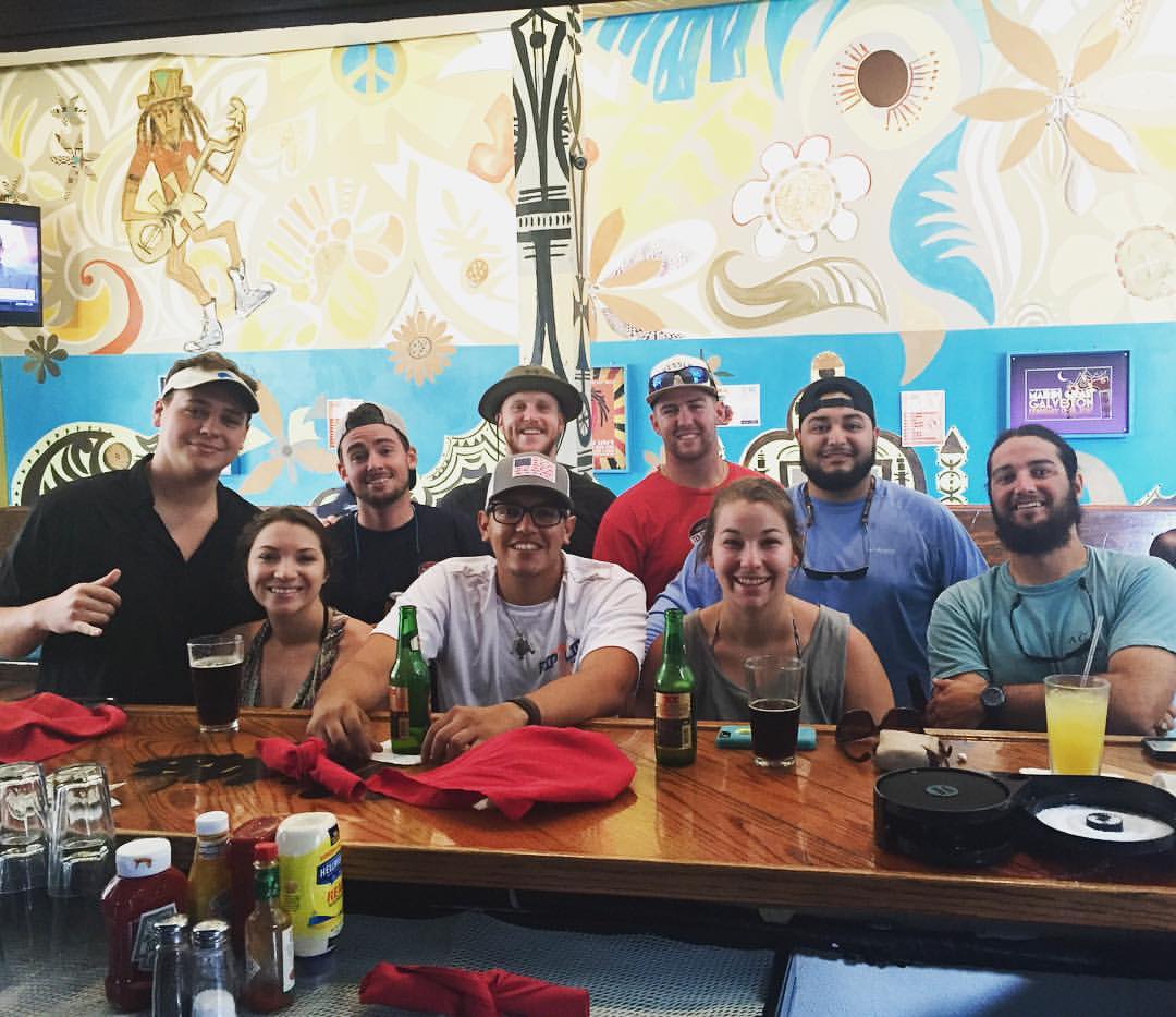 yagascafe's tweet photo. Some local favorites. After a long day they know they can "come to Yaga's for a cold beer and good company." https://t.co/NMmECR0yfr