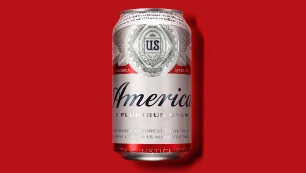 EarlDibblesJr's tweet image. Nothin says Merica like Budweiser changing their beer name to "America".