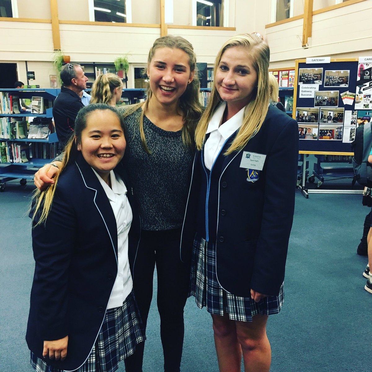KHSInt's tweet photo. Open Night KHS #StudyinNZ #StudyAbroad #New uniform https://t.co/C7vHpqdVaC