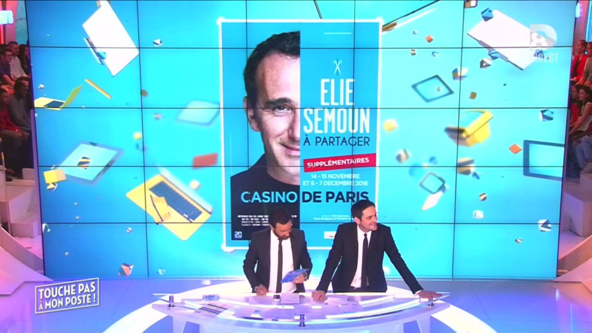 TBT9_W9's tweet photo. Le spectacle de @SemounElie au Casino de Paris ! #TPMP https://t.co/cs4sDWXn3N